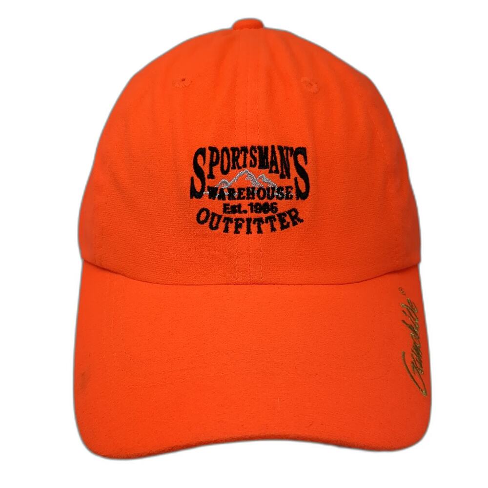 Gamehide Sportsman's Warehouse Orange Baseball Cap OSFM Hunting Hat Embroidered